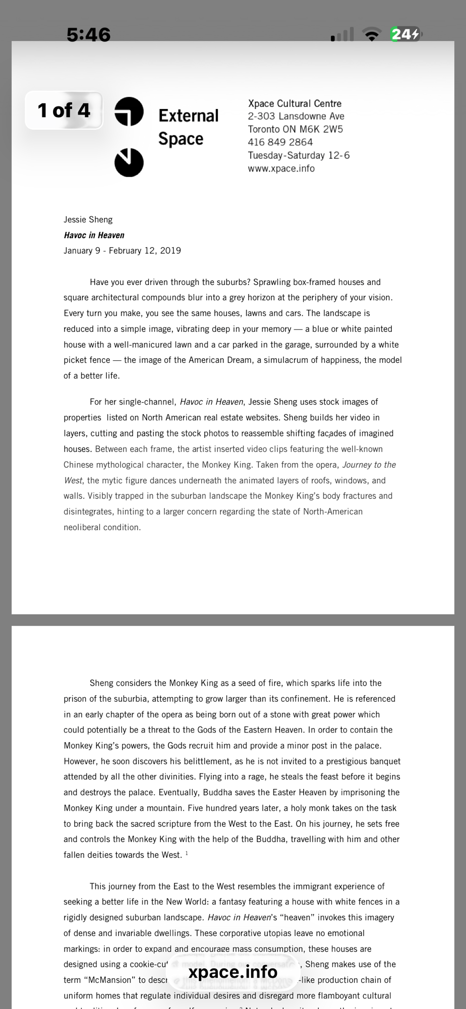 Havoc in Heaven — exhibition&nbsp;essay