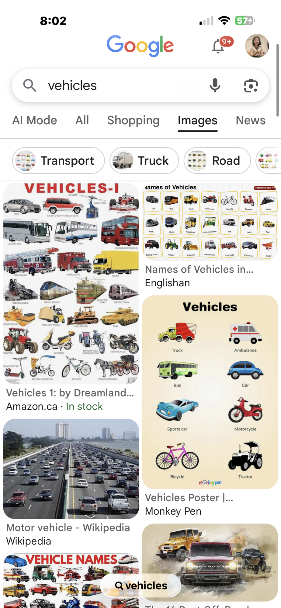 Vehicles