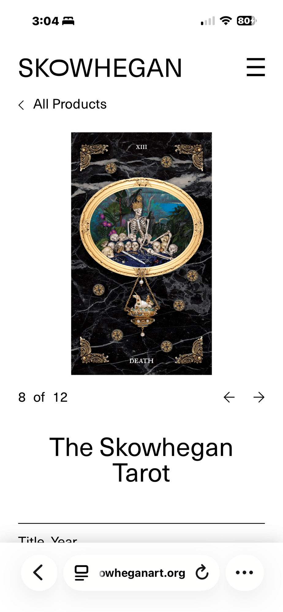 Skowhegan Tarot