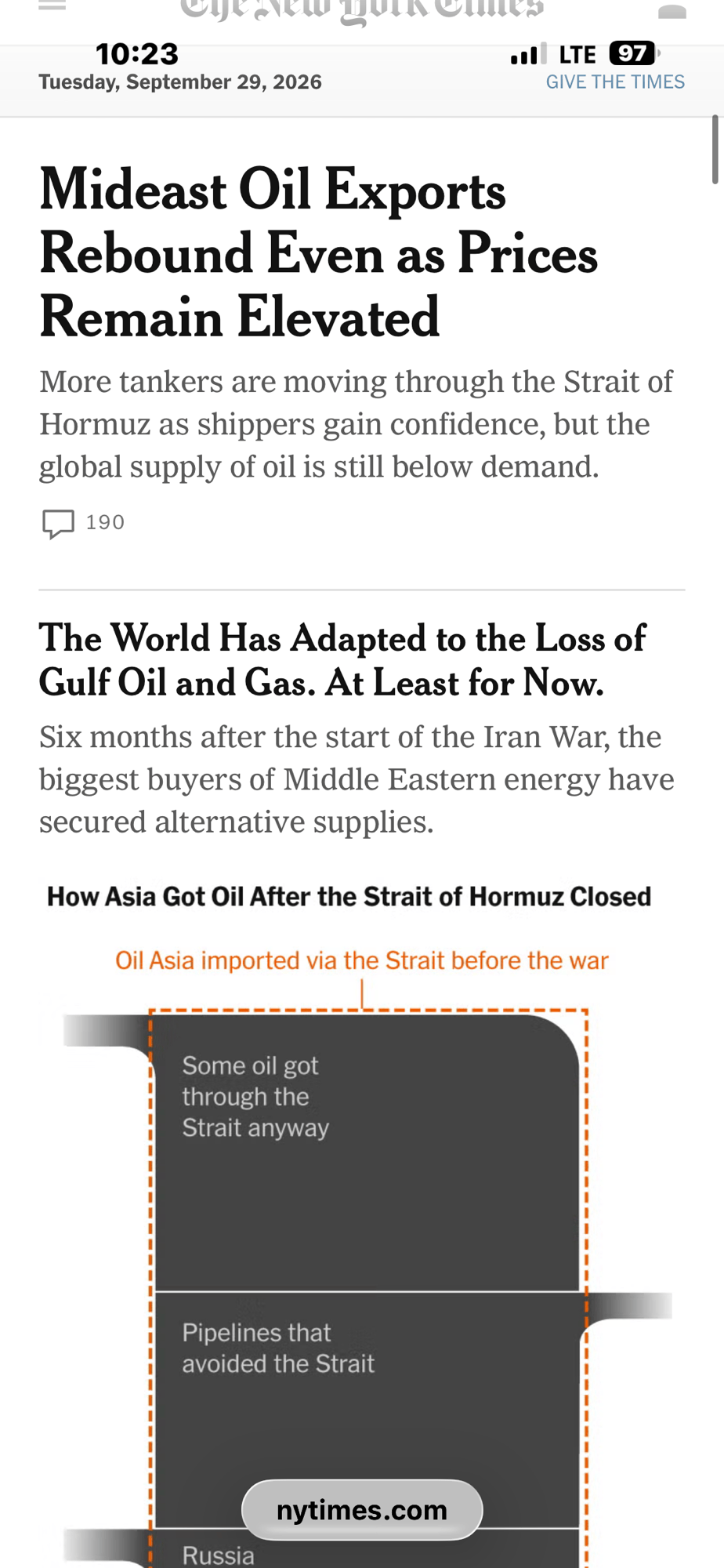 Iran, Straight of&nbsp;Hormuz