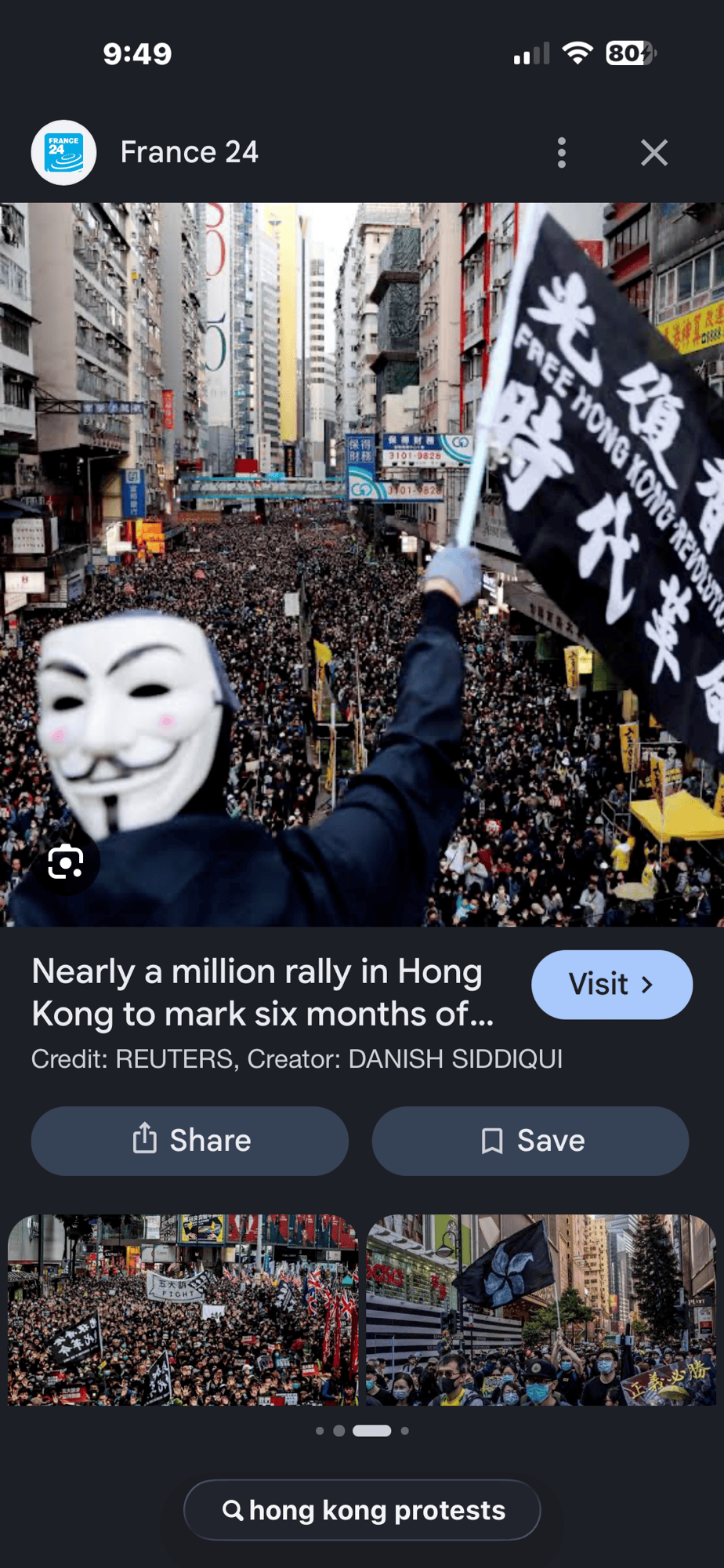 Hong Kong, Doubts