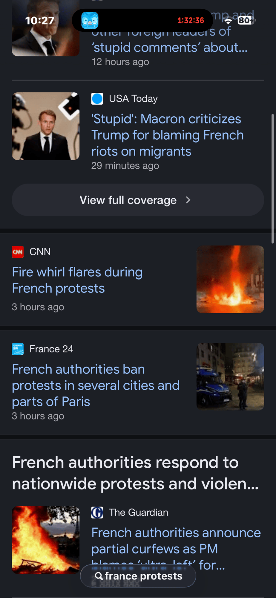 France, Fears