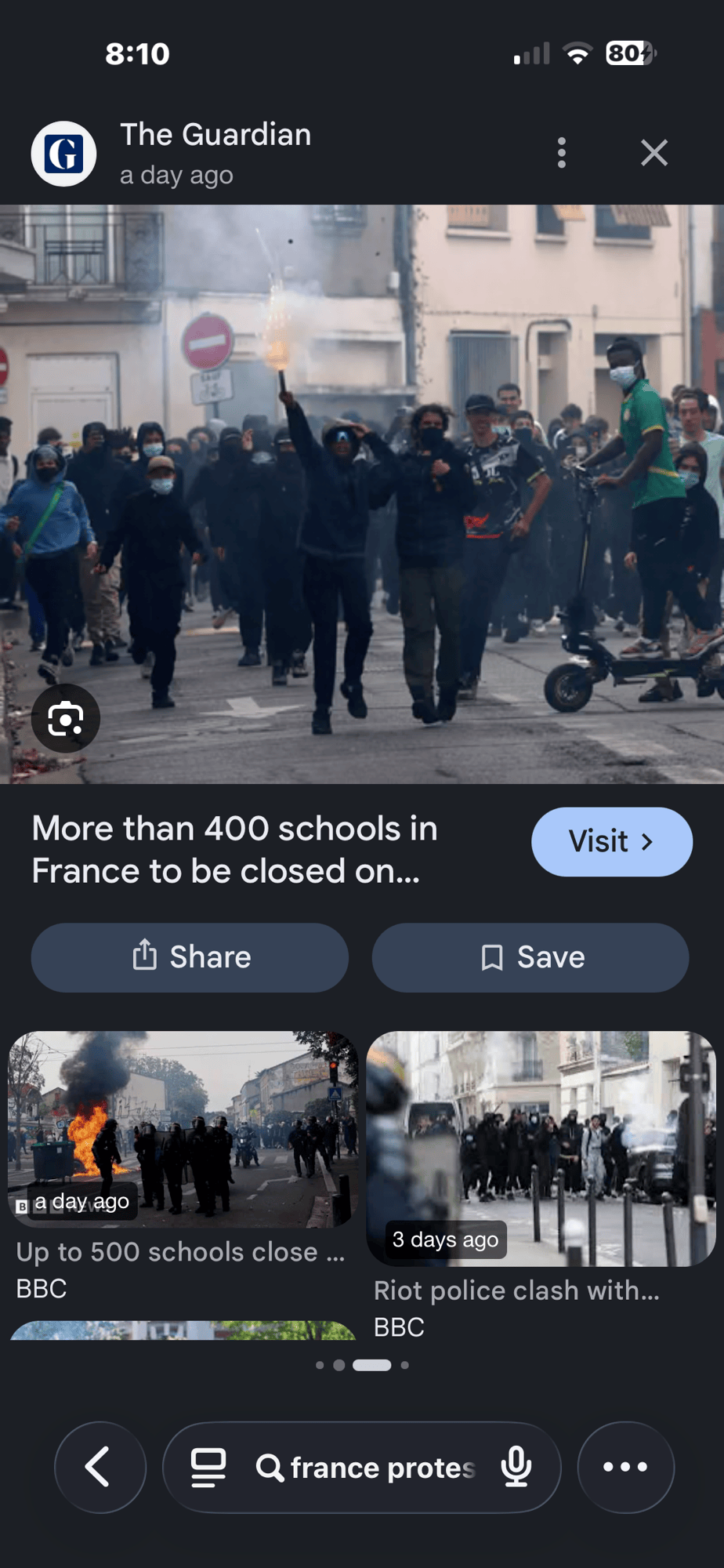 France, Uprising