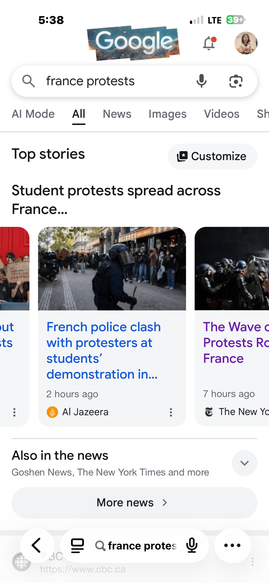 France, Backlashes